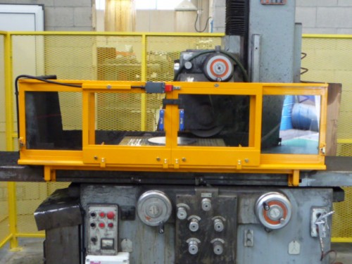 osłona szlifierki wg BHP